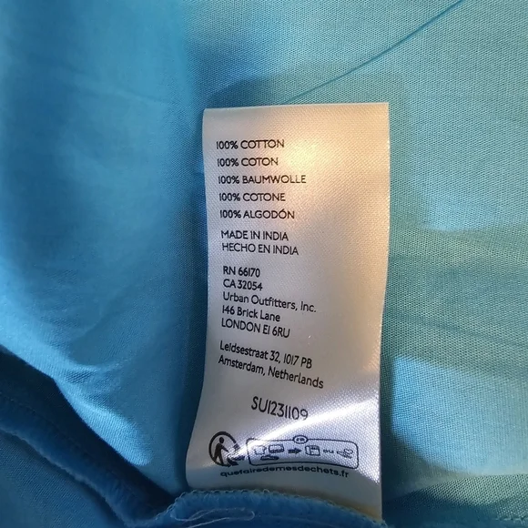 SAYLOR Mariah Smocked Textured Mini Tank Dress, Flounced Hem, Blue - Picture 8 of 13